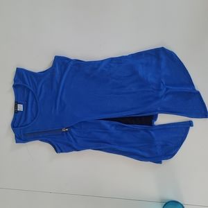 XS Venus sleeveless tunuc with zipper embellishment